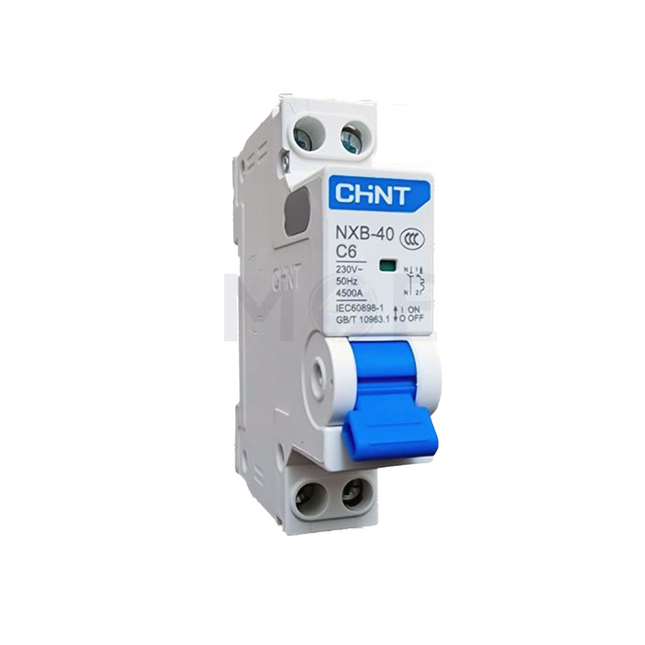 Chint MCB 4.5kA 1P+N C 6A DPN  NXB-40 DPN دجنتور