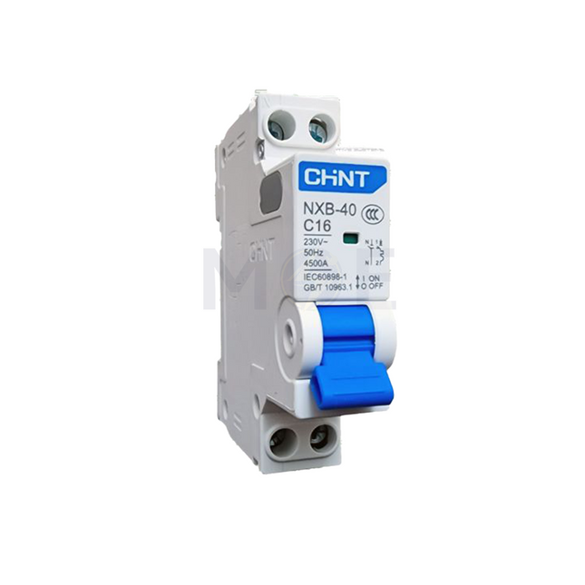Chint MCB 4.5kA 1P+N C 16A DPN | NXB-40 DPN دجنتور