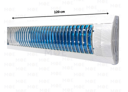 Light Tronic Grid Tube Light Fixture White 2xT8 120cm | WQL-240 | شاسي شفر فارغة مجوزة ابيض