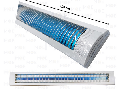 Light Tronic Grid Tube Light Fixture White 2xT8 120cm | WQL-240 | شاسي شفر فارغة مجوزة ابيض