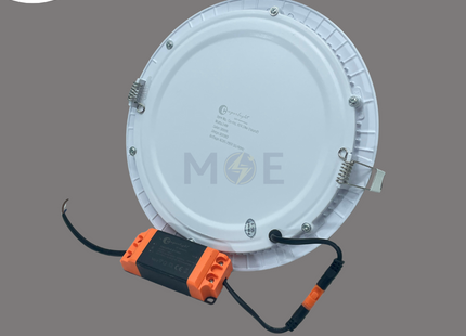 Cuperlight LED Downlight/ Panel Light White Ceiling Flush Mounted Circular Warmwhite 3000K 20.5cm 24W | CU-REC824 | سبوت ليد مدور مخفي ابيض ورم وايت