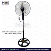 FH Stand Fan Black and Amber 60W 5 Blades 18inch | CY-155 مروحة ستاند عامود زوبعة اف اتش اسود عسلي 60 وات 5 شفرات18 انش