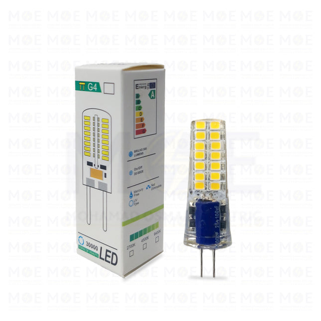 Cuperlight LED Pin Lamp SMD WarmWhite G4 5W AC DC 12V | لمبة شك ليد ورم وايت