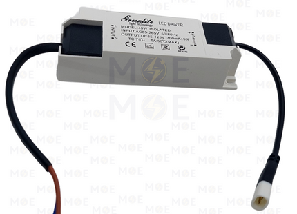 Greenlite LED Driver for Frameless Spot AC 85-265V DC 85-125V 300mA 45W | ترانس ليد سبوت بدون كادر