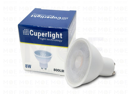 CuperLight LED Spot Lamp WarmWhite GU10 MR16 8W | لمبة سبوت ليد كعب ستارتر ورم وايت