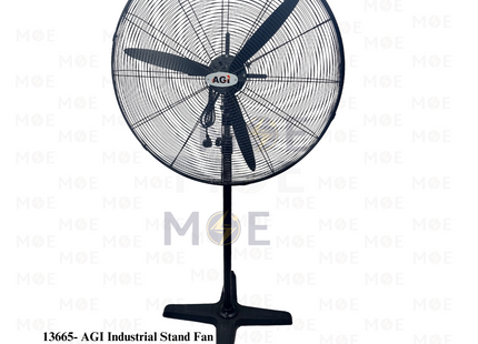 AGI Industrial Stand Fan 75cm 30Inch | FS3095 | مروحة عامود صناعية