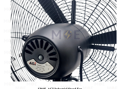 AGI Industrial Stand Fan 75cm 30Inch | FS3095 | مروحة عامود صناعية