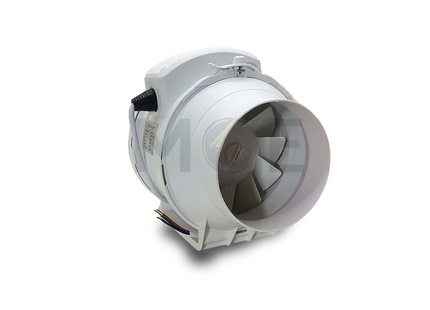 Brilliant Mixed Flow In-Line Duct Fan (10cm 4") 28W |BPT-4 شفاط ماسورة توربين بلاستيك