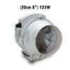 Brilliant Mixed Flow In-Line Duct Fan (20cm 8") 125W|BPT-8 شفاط ماسورة توربين بلاستيك