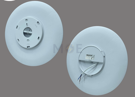 MEGAMAN Led Downlight/ Panel Light White Ceiling Surface Mounted Circular Daylight, Warmwhite, Coolwhite 36W 35cm | MXL1075-CCT 36W | سبوت ليد مدور ظاهر ابيض دايلايت، ورم وايت، كول وايت