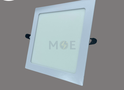 Greenlite LED Downlight/ Panel Light White Ceiling Flush Mounted Square Coolwhite 4000K 2300Lm 20.5cm 23W | KG-814-23W | سبوت ليد مربع مخفي ابيض كول وايت