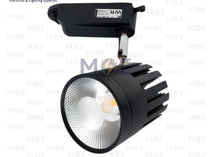 SEG LED COB Track Light Spot Black Warmwhite 30W | TR30W | سبوت ليد سكة اسود ورم وايت