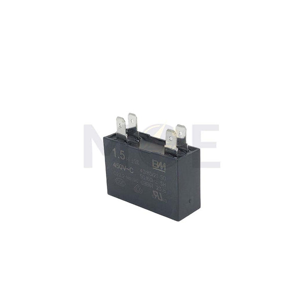 BM Fan Capacitor Black 1.5UF 450V | CBB61 بوبين مكيف