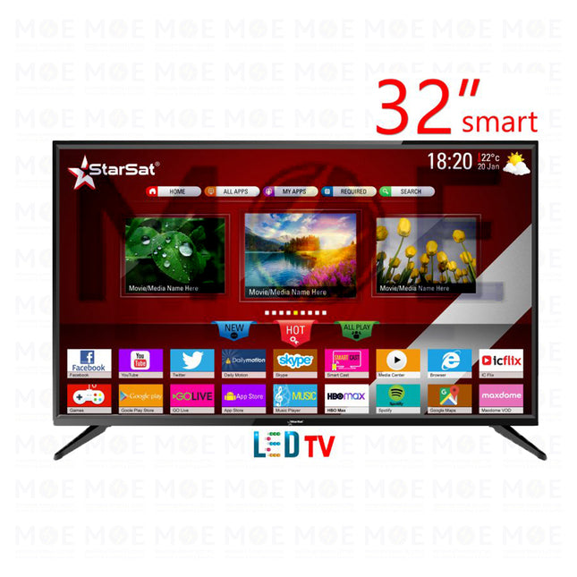 StarSat LED Smart TV HD 32inch | 32TSM48