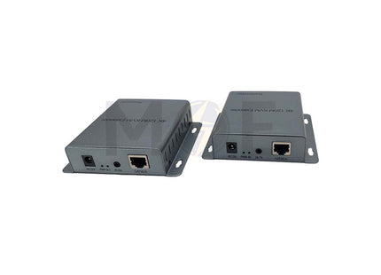 Over LAN KVM Extender 4K HDMI USB & IR Sender Receiver Kit CAT5e/CAT6 with Power 120r اكستندر فيديو و يو اس بي