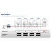 Kocom Audio Multiple Interphone (Handset) 5‑Channel DC 24V 1.2A | KIP-605PG