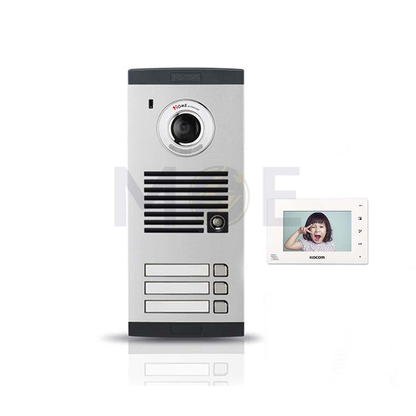 Kocom 3-monitor Video Door Phone Kit 7inc | KCV-A374 KVL-C303i