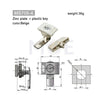 13916-TNJ Keyed Cam Lock for Electrical Cabinet - Plastic Cylinder Type