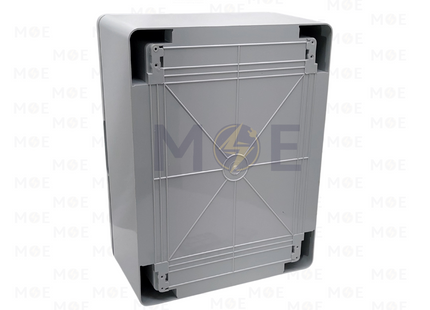 Mutlusan IP65 Plastic Enclosure Blind Door PC Panel 30x40x17cm | خزانة بلاستيك درفة مسكرة