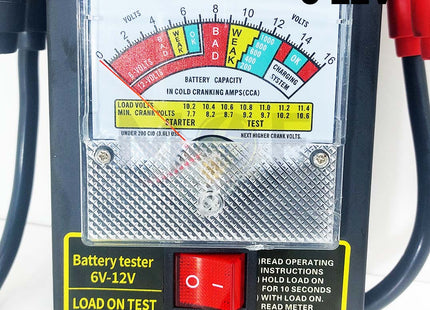 Load Battery Tester Analog Display 6-12V