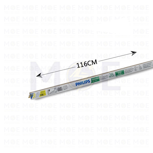 Philips Essential Fluorescent Tube Lamp WarmWhite 830 T5 116CM 28W | C408-031-927926783058 | لمبة فلورسنت تيوب ورم وايت
