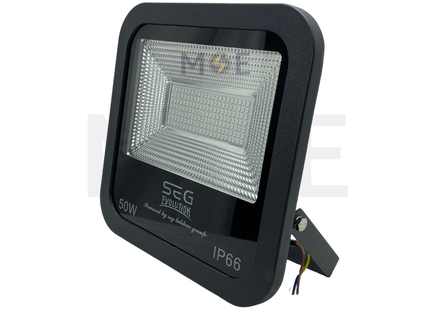 SEG SMD LED Floodlight 50W Red IP66 | برجكتور ليد اسود انارة احمر