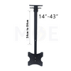 Adjustable Ceiling TV Mount Stand 54–84cm Height Fits 14–43" Screens Max Load 35kg 20x20cm Bracket | MD-DC01A