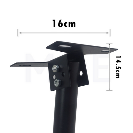 Adjustable Ceiling TV Mount Stand 54–84cm Height Fits 14–32" Screens Max Load 35kg 20x20cm Bracket | MD-DC01A
