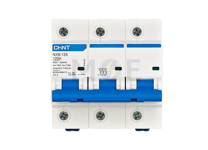 Chint MCCB C NXB-125 10kA 3P 125A | 816143 دجنتور صناعي 3 فاز