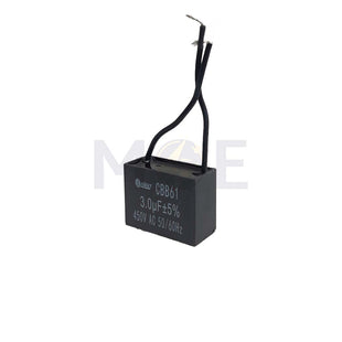 Orient Fan Capacitor Black 3UF 450V | CBB61 بوبين مروحة بشريط