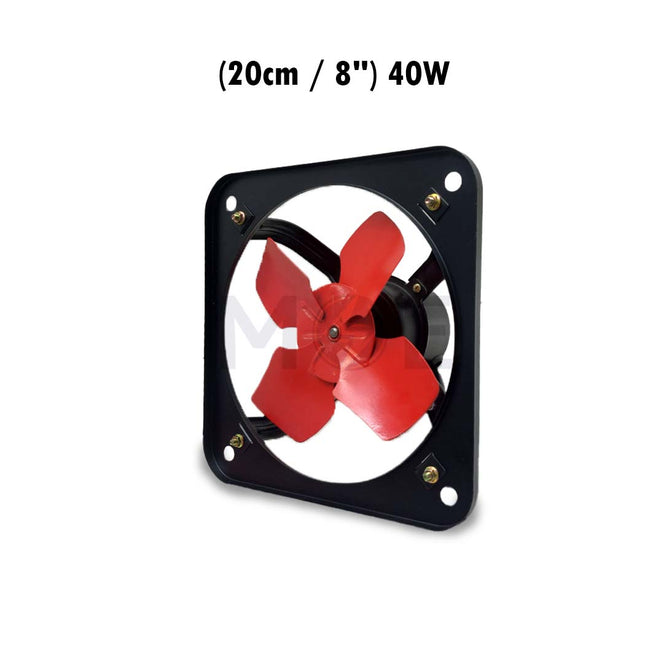 Copchi Industrial Exhaust Fan Square  (20cm / 8") 40W |KFA-20 شفاط حديد صناعي