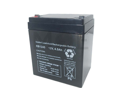Sealed Lead Acid Rechargeable Battery (SLA/VRLA) 4.5Ah 12V | RB1245