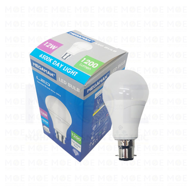 Megaman A60 LED Lamp Bulb DayLight B22 1200Lm 12W | YTA60 | لمبة ليد كبس دايلايت