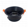 OB Downlight Spotlight Frame Black Recessed Adjustable Circular Trimless MR16 9cm -سبوت فارغ ترملس مدور مخفي اسود متحرك