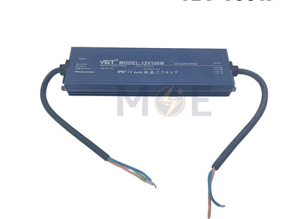 YGT Power Supply Unit Slim IP67 AC to DC 12V 100W 8.3A | 12V100W