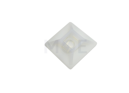 Viale Self Adhesive Cable Tie Mount White 28x28mm قاعدة رباط بلاستيك تلزيق ابيض