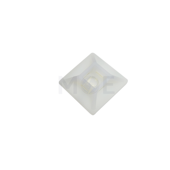 Viale Self Adhesive Cable Tie Mount White 28x28mm قاعدة رباط بلاستيك تلزيق ابيض