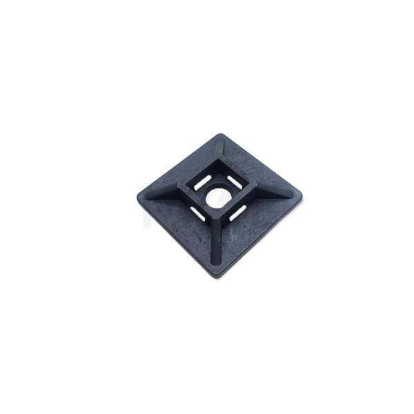 Viale Self Adhesive Cable Tie Mount Black 28x28mm قاعدة رباط بلاستيك تلزيق اسود