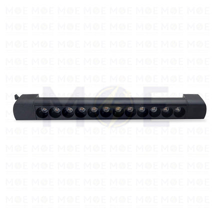 LED COB Linear Dot Grill Track light Adjustable Black WarmWhite 38.5cm 20W | 0651 | برجكتور ليد عيون سكة متحرك اسود ورم وايت