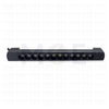 LED COB Linear Dot Grill Track light Adjustable Black WarmWhite 38.5cm 20W | 0651 | برجكتور ليد عيون سكة متحرك اسود ورم وايت