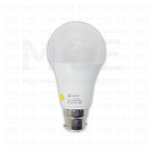 Cyclon A65 LED Lamp Bulb WarmWhite B22 15W | A65 | لمبة ليد كبس بول ورم وايت