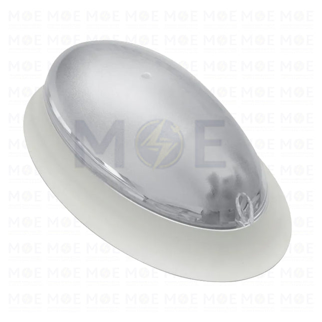 Ovivo Light Fixture/Applique White E27 30x17cm | 1201/BY | ابليك حائط فارغ بيضاوي ابيض