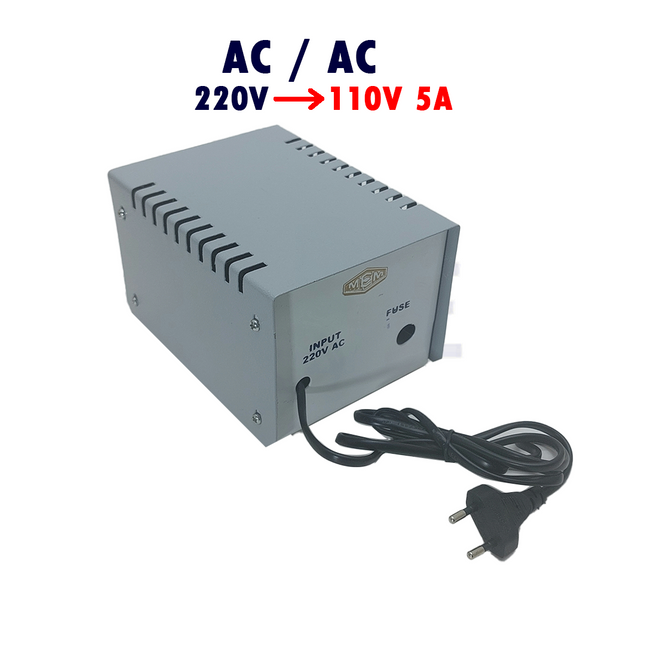 MEM Transformer/Converter Step Down AC/AC 5A In: 220V Out: 110V
