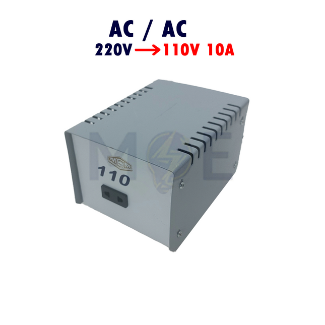 MEM Transformer/Converter Step Down AC/AC 10A In: 220V Out: 110V