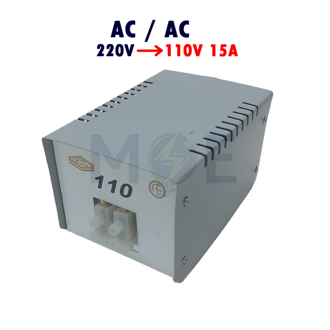 MEM Transformer/Converter Step Down AC/AC 15A In: 220V Out: 110V
