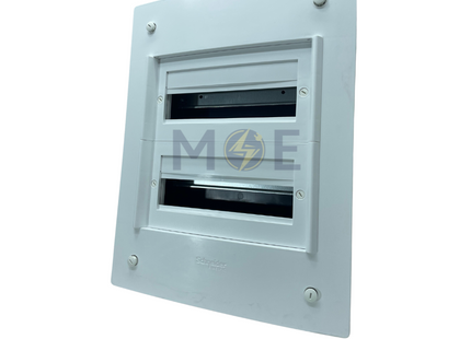Schneider PrismaSeT IP40 Flush Mount Distribution Board Smoked Door 321x480x86mm 2Rx13module 26module | LVSXP213 | تابلو بلاستيك مخفي غطا مفيم