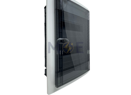 Schneider PrismaSeT IP40 Flush Mount Distribution Board Smoked Door 321x480x86mm 2Rx13module 26module | LVSXP213 | تابلو بلاستيك مخفي غطا مفيم