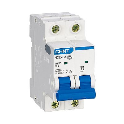 Chint MCB C NXB-63 6kA 2P 10A | 814091 دجنتور مجوز