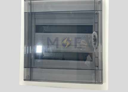 Schneider PrismaSeT IP40 Flush Mount Distribution Board Smoked Door 456x480x86mm 2Rx18module 36module | LVSXP218 | تابلو بلاستيك مخفي غطا مفيم