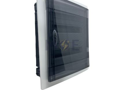 Schneider PrismaSeT IP40 Flush Mount Distribution Board Smoked Door 456x480x86mm 2Rx18module 36module | LVSXP218 | تابلو بلاستيك مخفي غطا مفيم
